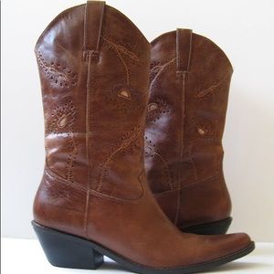 Matisse Albuquerque Brown Leather Boots Sz 6 1/2